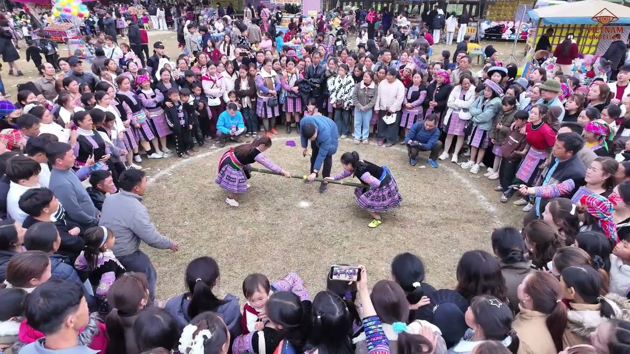 Ancient Strength Game of the Hmong People | Stick Pushing Festival 2026