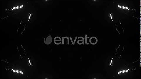 4k Black Cybernetic Vj Loop 2 | Motion Graphics - Envato elements