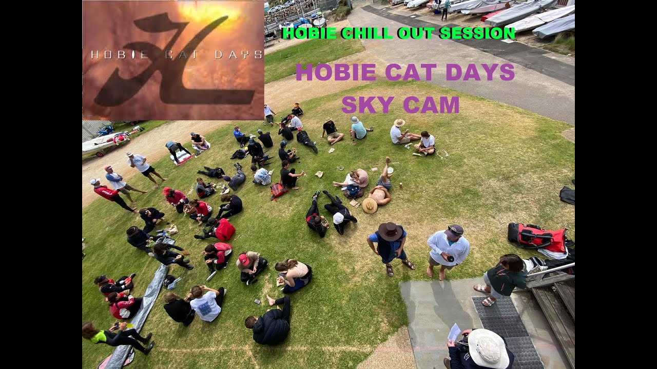 HOBIE CAT DAYS - The Ocean Sessions VIC STATE TITLES Sky Cam (Sailing to Ocean Alley like a version)