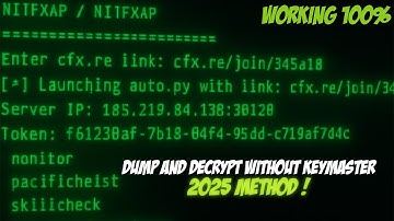 HOW TO DUMP FIVEM SERVER AND DECRYPT WITHOUT KEYMASTER ! 2025