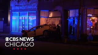 Car crashes into record store in Beverly