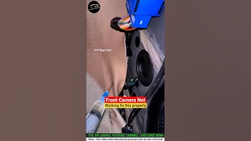 Front Camera Not Working fix this properly 🛠️😱 #carseatquicky #carmechanic #caraccessories #shorts