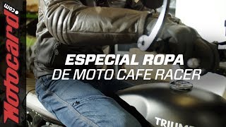 ESPECIAL equipación de moto CAFE ¡chaqueta, casco y más! -