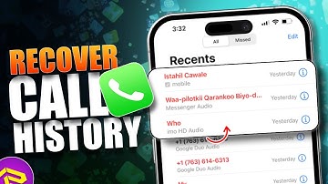 How to Recover Deleted Recent Call History on iPhone | Get Back Lost Call History on iOS 18