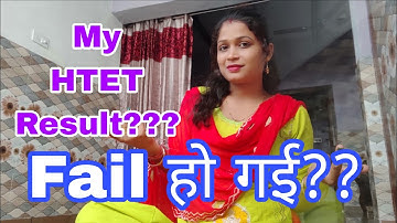 My HTET TGT Science Result!! Feeling Sad