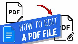 How to Edit a PDF File in Google Docs