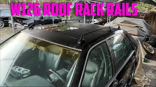 Fabricating a custom roof rack for my 95 s500 w140 project Dr Dre