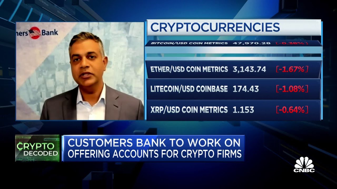 Customers Bank to offer accounts for crypto firms