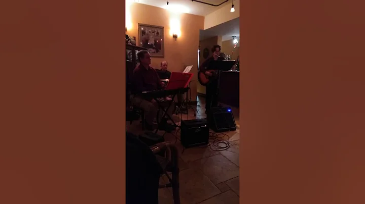 John Slovacek's band playing at Tessaro's cafe