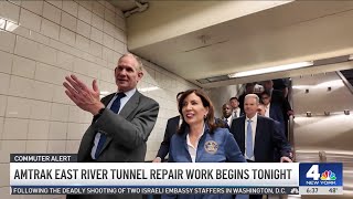 Amtrak East River tunnel repair work begins tonight | NBC New York