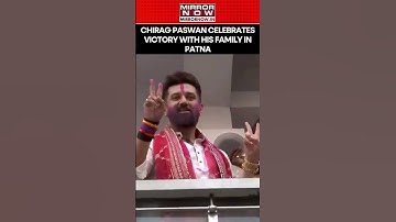 Bihar Election Results: Chirag Paswan Celebrates Victory with His Family & Party Workers #shorts