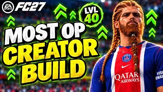 BEST *CREATOR* LVL 40 CAM BUILD | EAFC 27 Pro Clubs!