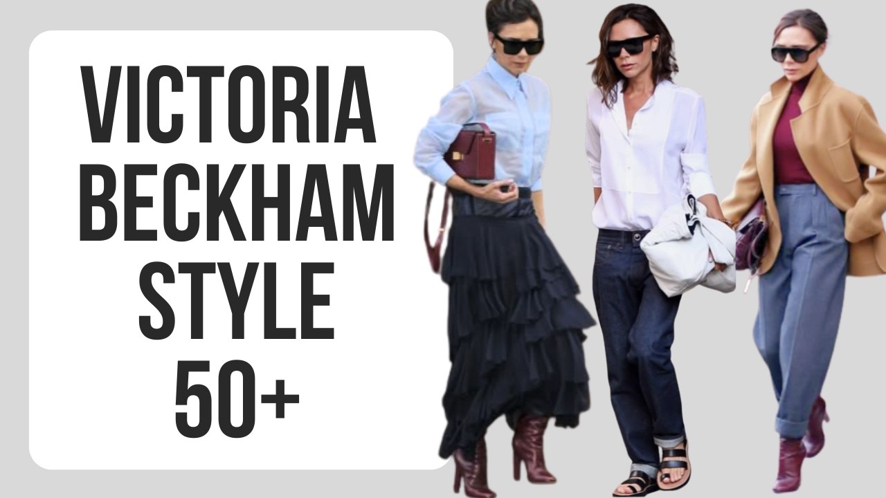 Sie ist über 50 und sieht besser aus als manche 20 Jährige - der Style von Victoria Beckham