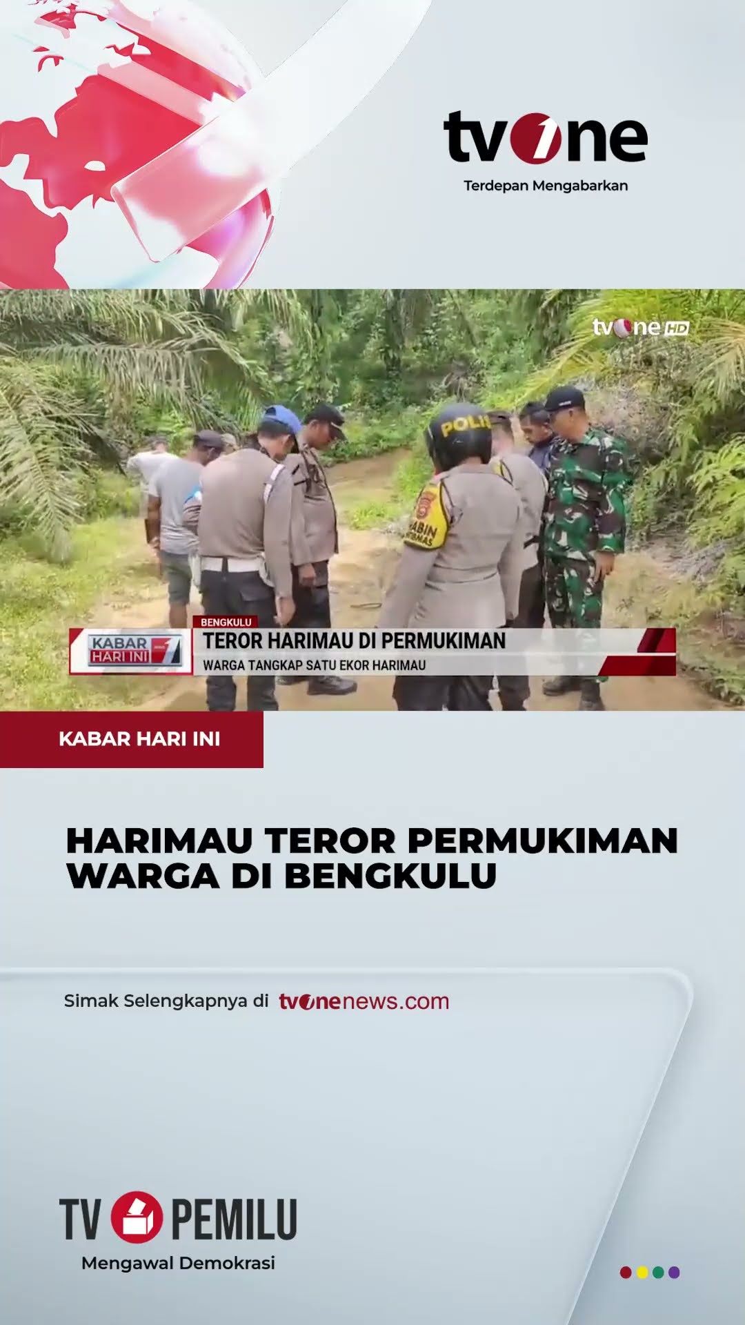 Harimau yang Kerap Hantui Warga di Bengkulu Utara Ditangkap | tvOne