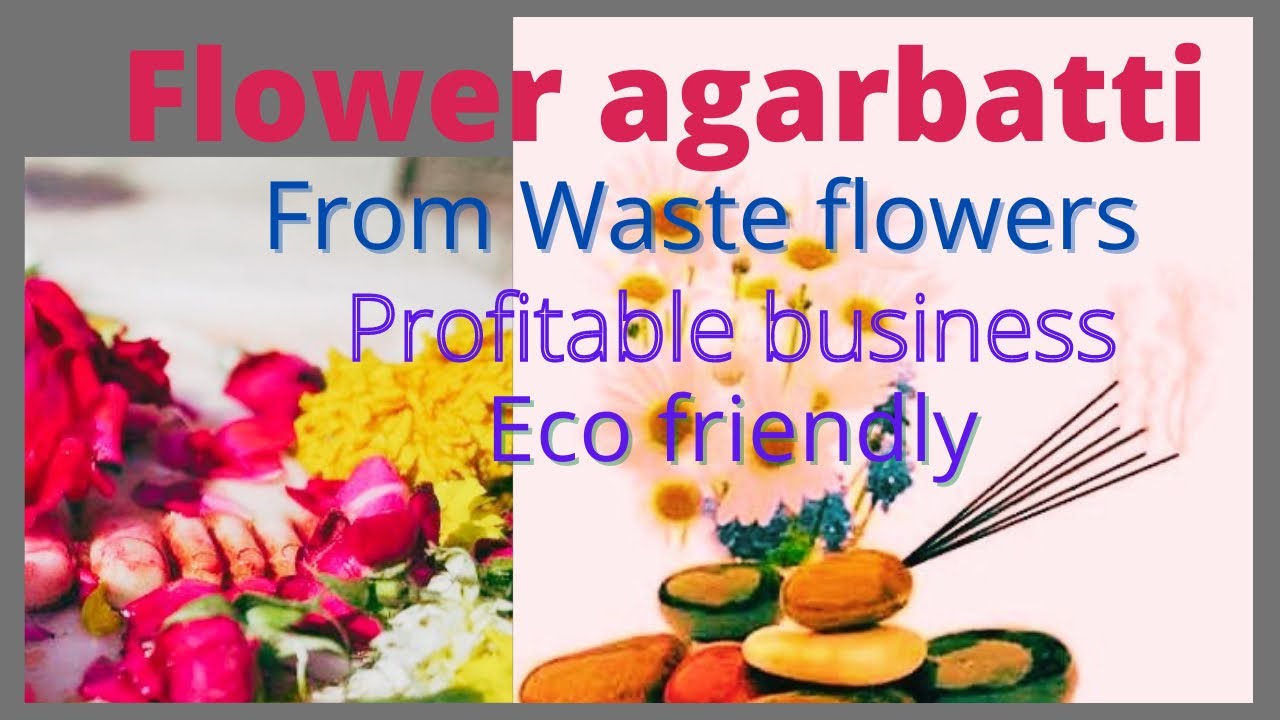 How to make agarbatti from waste flowers at home/घर पर बनाएँ फूलों से