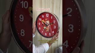 Chiếc đồng hồ treo tường phong thủy thần tài mang lại tài lộc may mắn #donghotreotuong #donghodecor