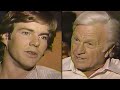 Eddie Albert & Dennis Quaid filming 'Dreamscape' 1984 sci-fi movie