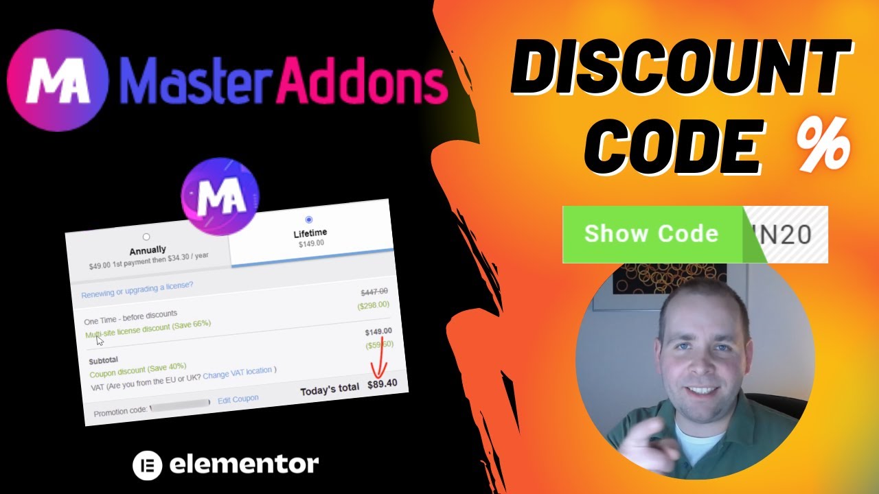 Master Addons PRO for Elementor - FREE Discount Code % - YouTube