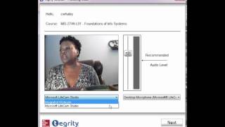 Remote Test Proctoring Using Tegrity