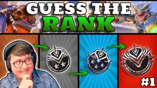 GUESS the player's RANK!! - Predecessor Edition #1