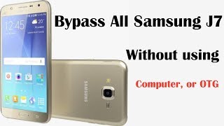 Easy Way To Remove GOOGLE ACCOUNT Samsung J7 (AND ALL SAMSUNG 2018) WITHOUT ANY TOOLS / COMPUTER screenshot 4