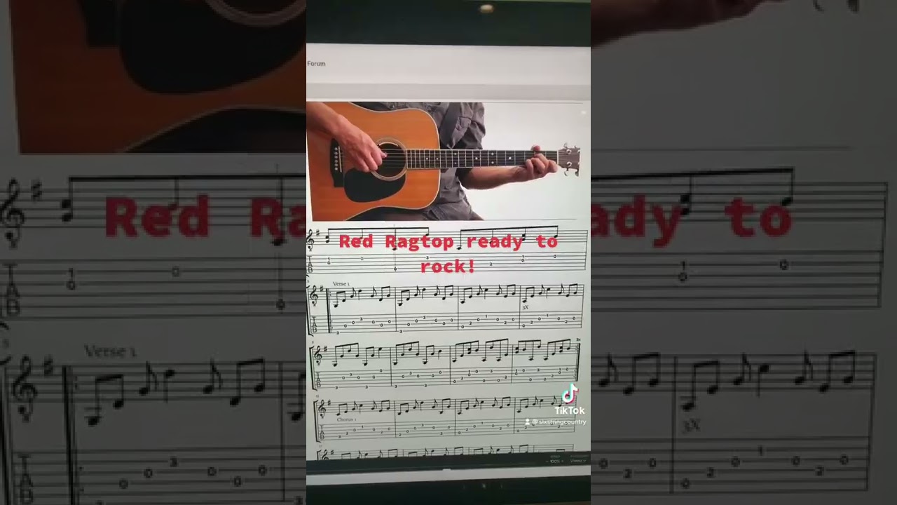 Forberedelse Mangler Rubin Red Ragtop Acoustic Fingerpicking Is Ready to Learn - YouTube