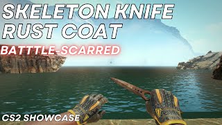 Skeleton Knife Rust Coat Battle-Scarred Cs2 Skin Showcase