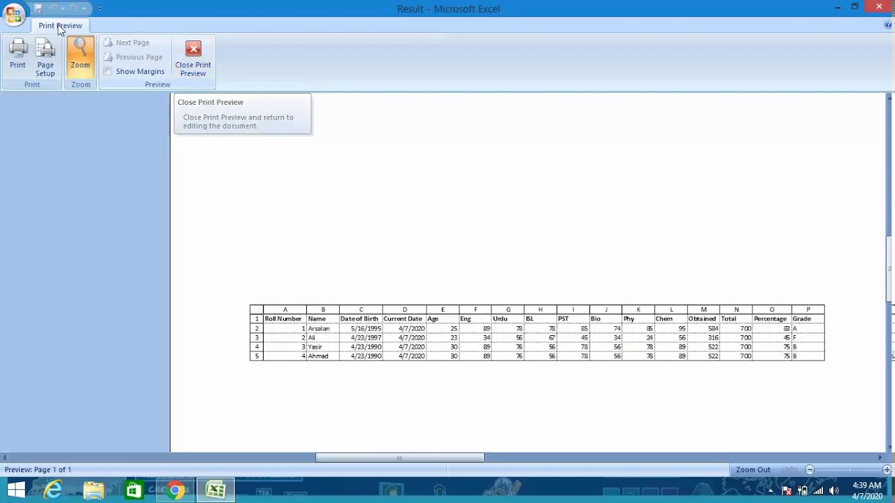 Page Setup in Excel - YouTube