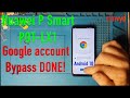 Huawei P smart 2019 POT LX1 FRP Google account bypass Android 10