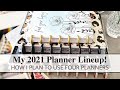 MY 2021 PLANNER LINEUP!