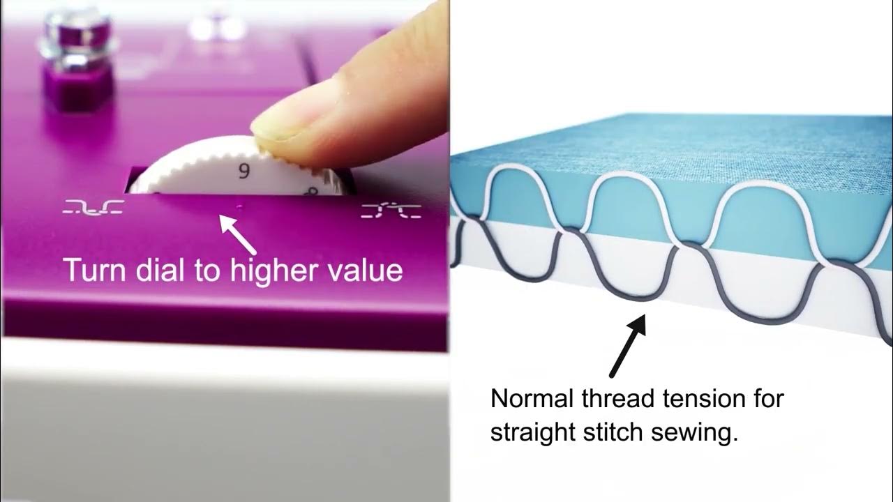 NECCHI Creator Series C35 TutorialAdjust Upper Thread Tension YouTube