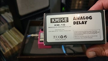 Best Ever delay guitar pedal $20, review and play Kmise/Ibanez AD9