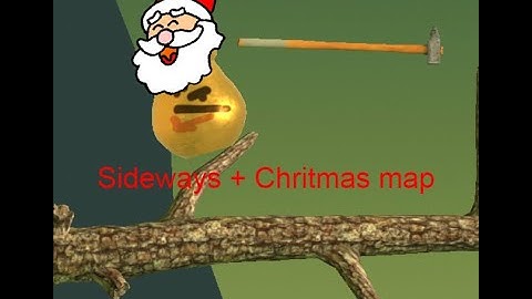 Beating getting over it sideways but its Christmas map