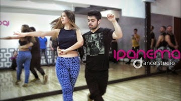 Edson Vieira and Anastasia Korteva. Zouk demo. Ipanema Dance Studio. (Deeper)