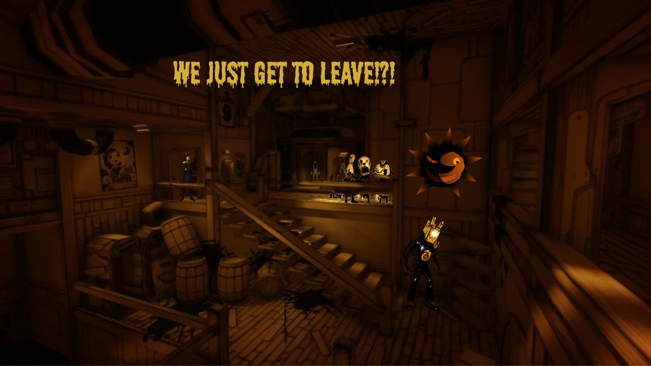 We Get To Leave!!! / bendy and the ink machine chapter 3 part 2 - YouTube