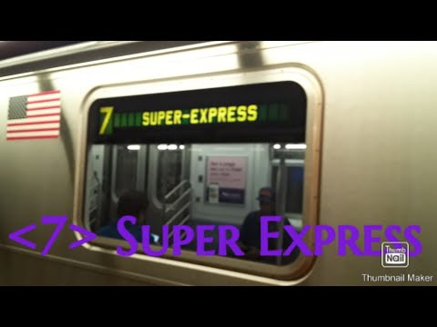 R188 7 Train Super Express From Mets-Willets Point To 74th Street