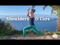 15 min yoga for shoulders  core  upper body strength stability  flexibility  yoga for climbers