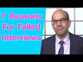 7 Reasons You Failed the Interview and Didn't Get the Job