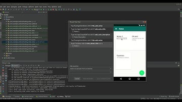 Espresso Test Recorder: 