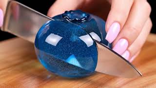 ASMR Glass Fruit Cutting |  Crystal Slices & Satisfying Cracks for Sleep & Relaxation#satisfying screenshot 3