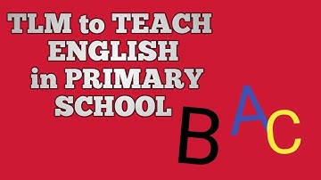 INNOVATIVE IDEA ON TLM FOR ENGLISH IN PRIMARY SCHOOL.#FLN #NIPUN BHARAT