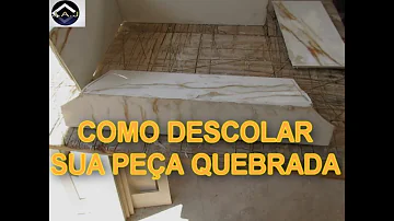 Como descolar pedra de granito colado com silicone?