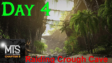 Online RAIDING The Most Broken Crouch Cave On MTS | ARK PvP