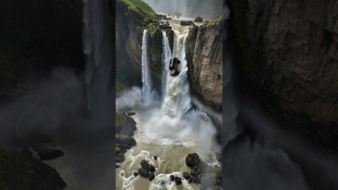 He believed in himself… and drove off a waterfall