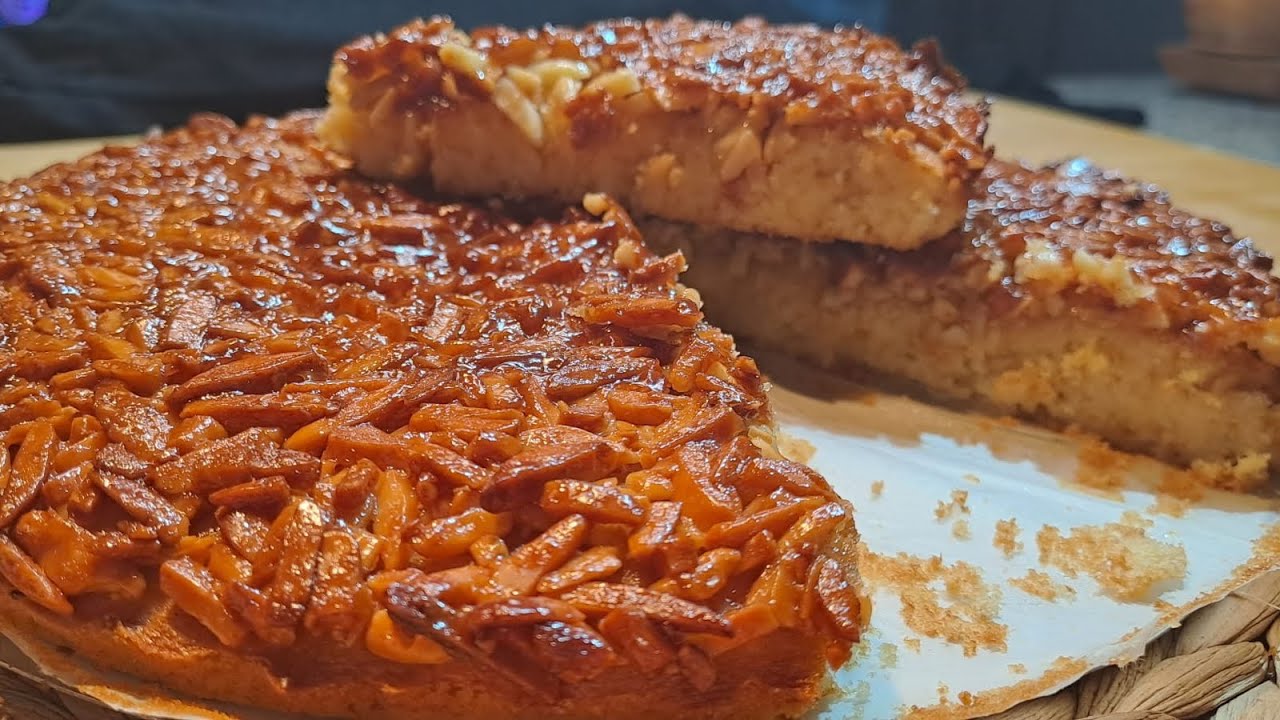 A MELHOR TARTE DE AMÊNDOA CARAMELIZADA | Rápida e fácil de fazer