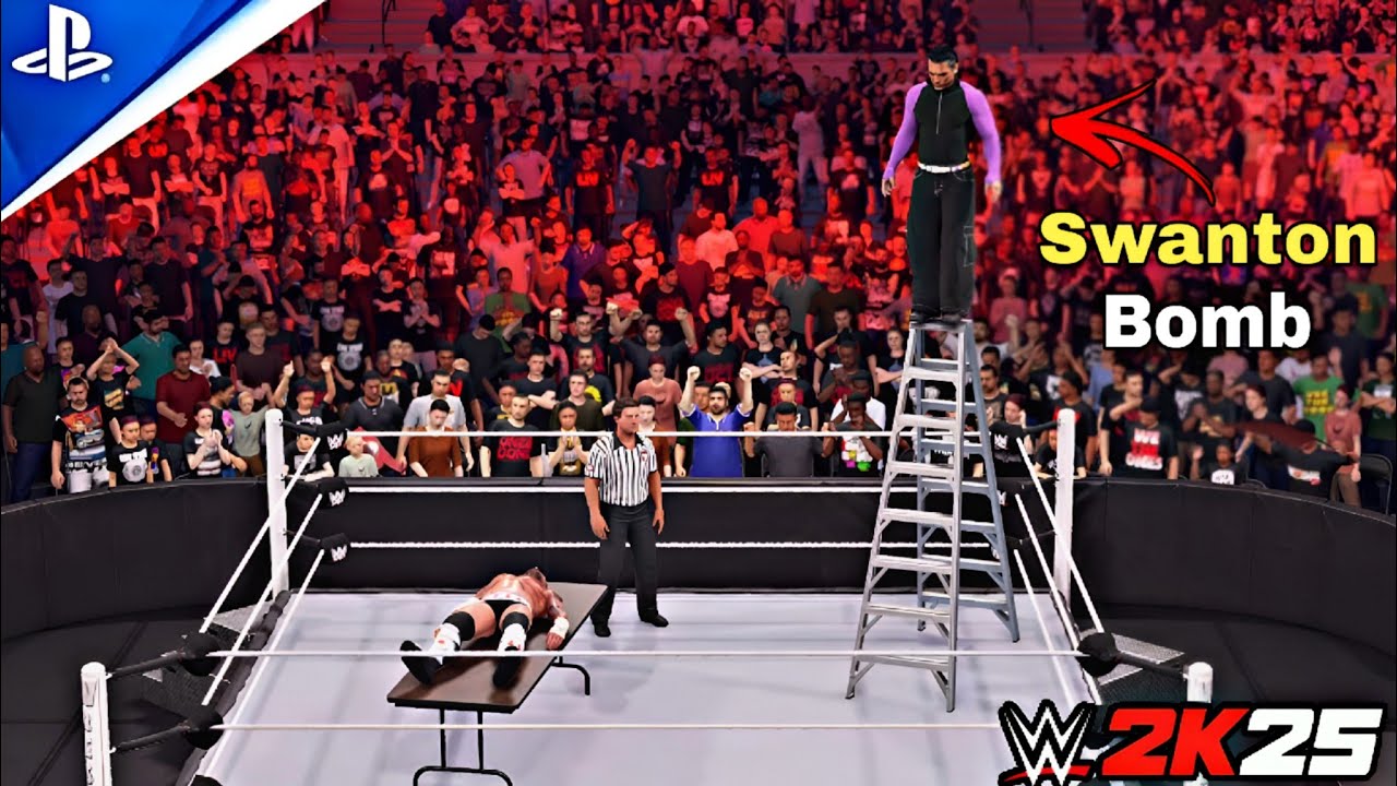 WWE 2K25 - Jeff Hardy Challenge Cm Punk For WWE Championship In Extreme Rules - Gameplay - [4K60FPS]