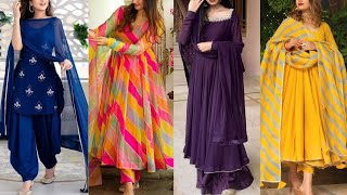 Top 6 Trendy dress design ideas for party wear /Trendy & viral Suit Design 2024 screenshot 4