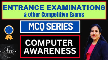 BCA Entrance Exam Preparation| Govt. Job Exams| MCQs on Computer Fundamentals Set -1 #bca #ipu #cet