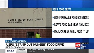 USPS ‘Stamp Out Hunger’ accepting donations for North Alabama food bank