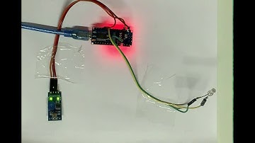 Arduino Nano With LDR Sensor and White Led